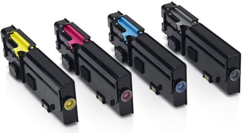 Dell C2660 / C2665 / C2660DN / C2665DF HIGH YIELD Color Toner Cartridges